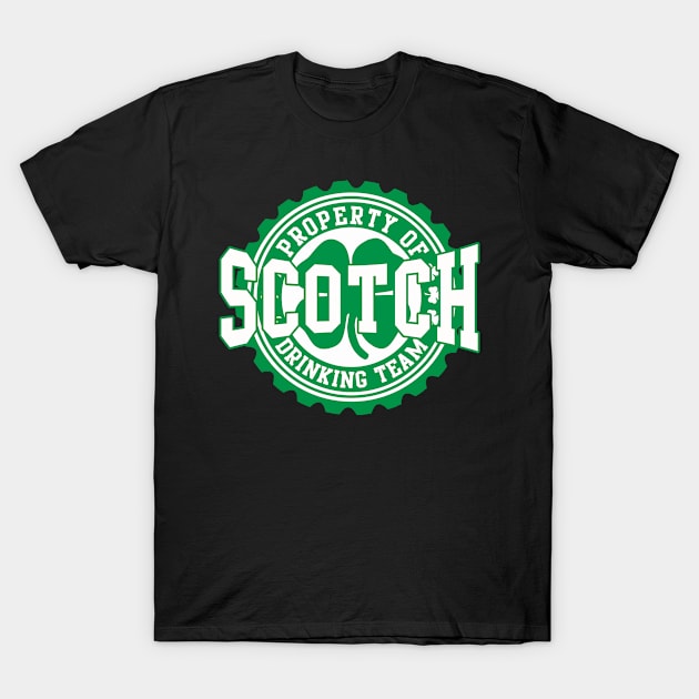 Scotch Irish Drinking Team Scottish St Patrick's Day T-Shirt by E